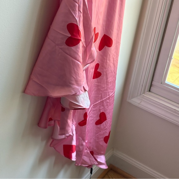 Pink Heart Midi Dress - Picture 3 of 4